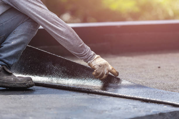 Professional Emergency Waterproofing technician working in Woodridge, IL